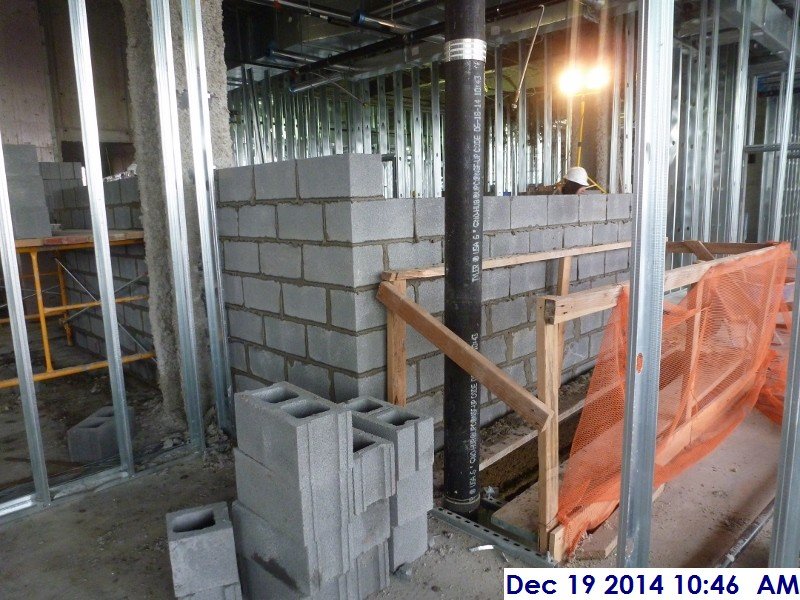 Laying out block at the 3rd floor detention cells Facing North